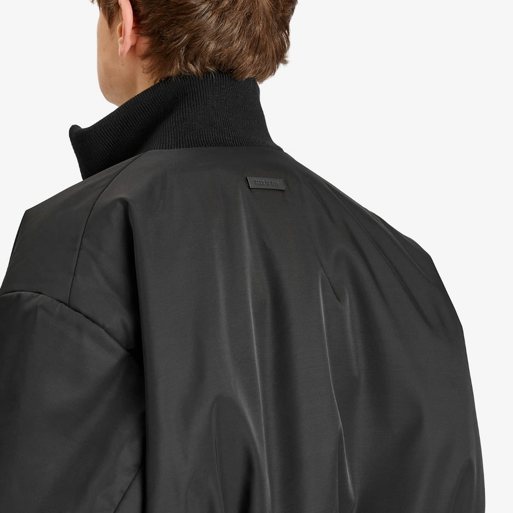Fear of God Men's High Neck Bomber Jacket Black
